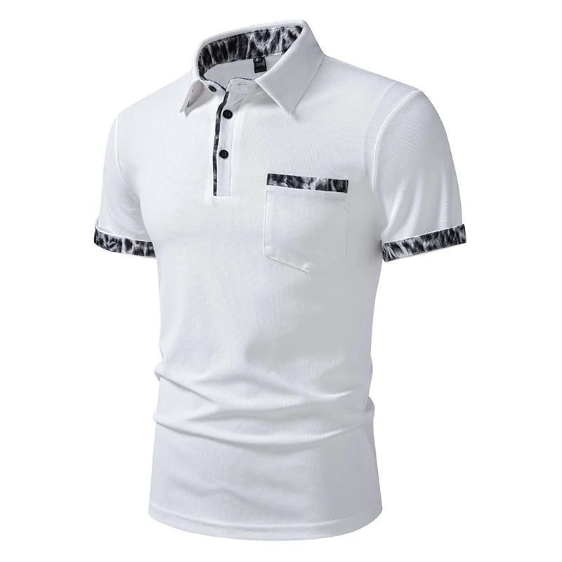 Men's Casual Tie-Dye Polo – Comfortable & Stylish
