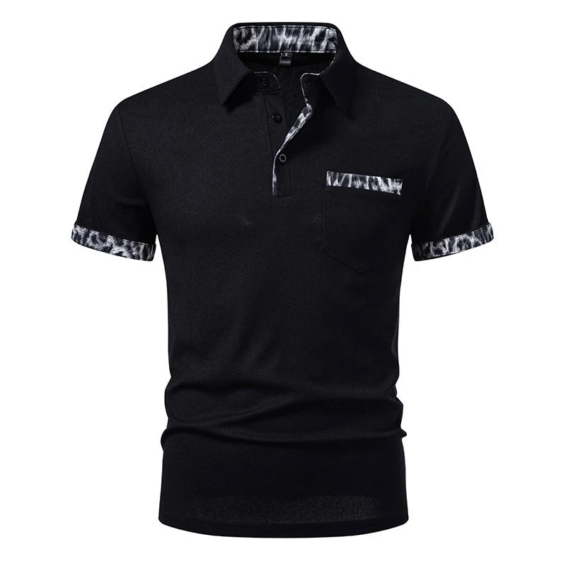 Men's Casual Tie-Dye Polo – Comfortable & Stylish