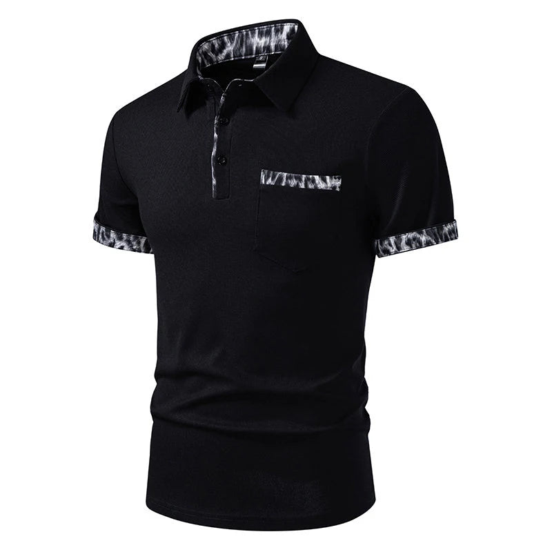 Men's Casual Tie-Dye Polo – Comfortable & Stylish