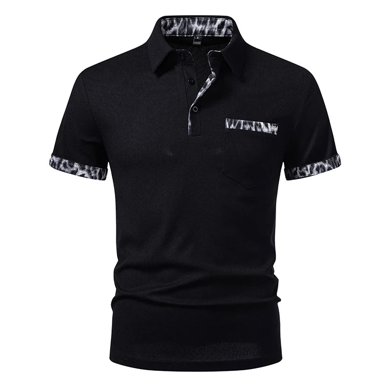 Men's Casual Tie-Dye Polo – Comfortable & Stylish