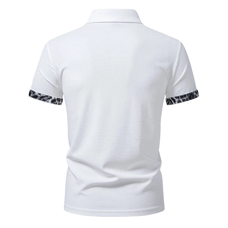 Men's Casual Tie-Dye Polo – Comfortable & Stylish