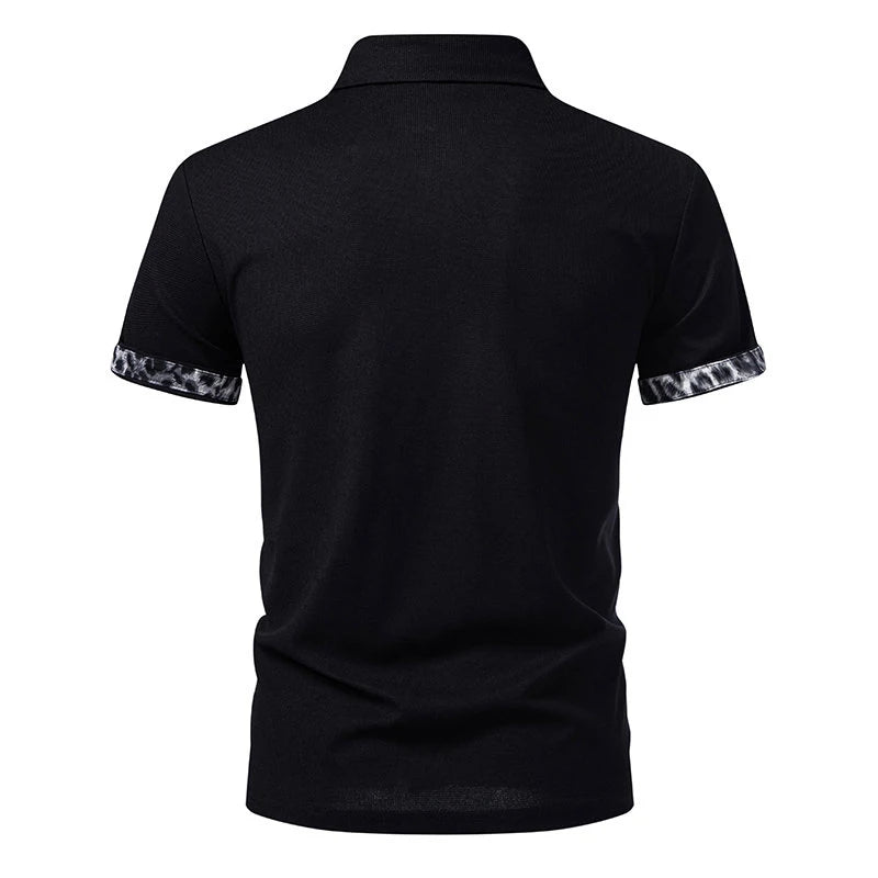Men's Casual Tie-Dye Polo – Comfortable & Stylish